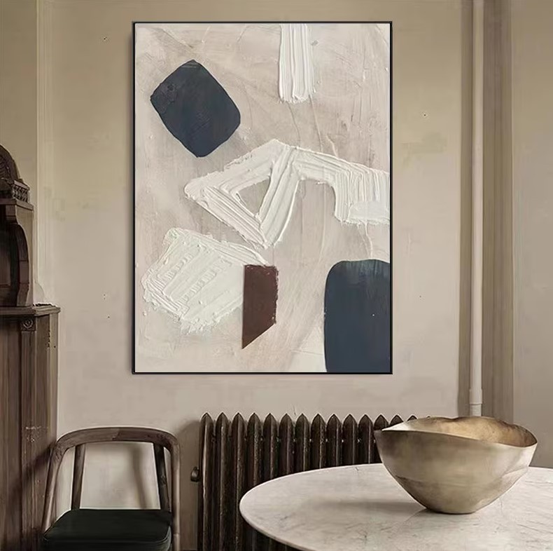 Beige Abstract Painting #ABSY404