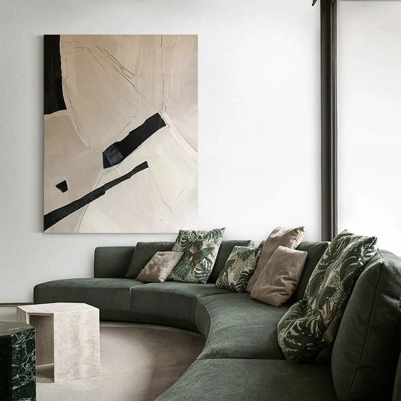 Minimalist Textured Painting #ABSY412