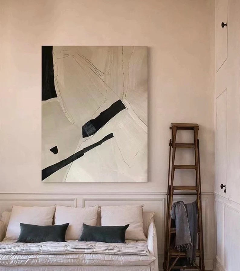 Minimalist Textured Painting #ABSY412