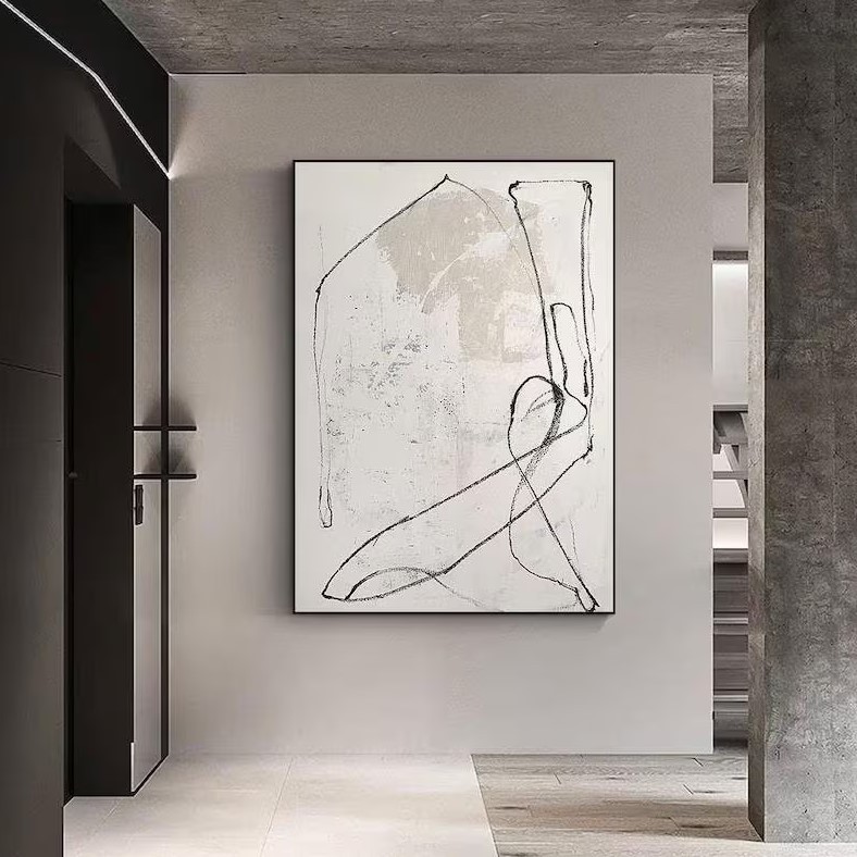 Wabi-Sabi Minimalist Painting #ABSY419