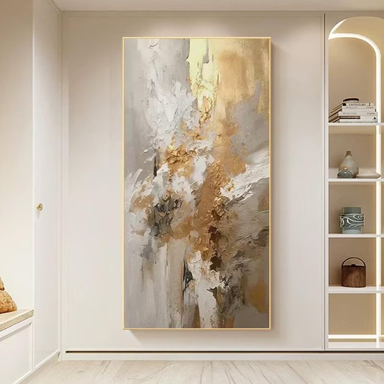 Gold Abstract Painting #ABSY456