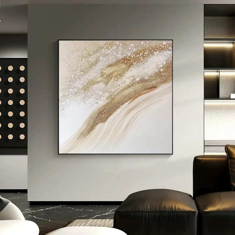 Gold Textured Painting #ABSY458