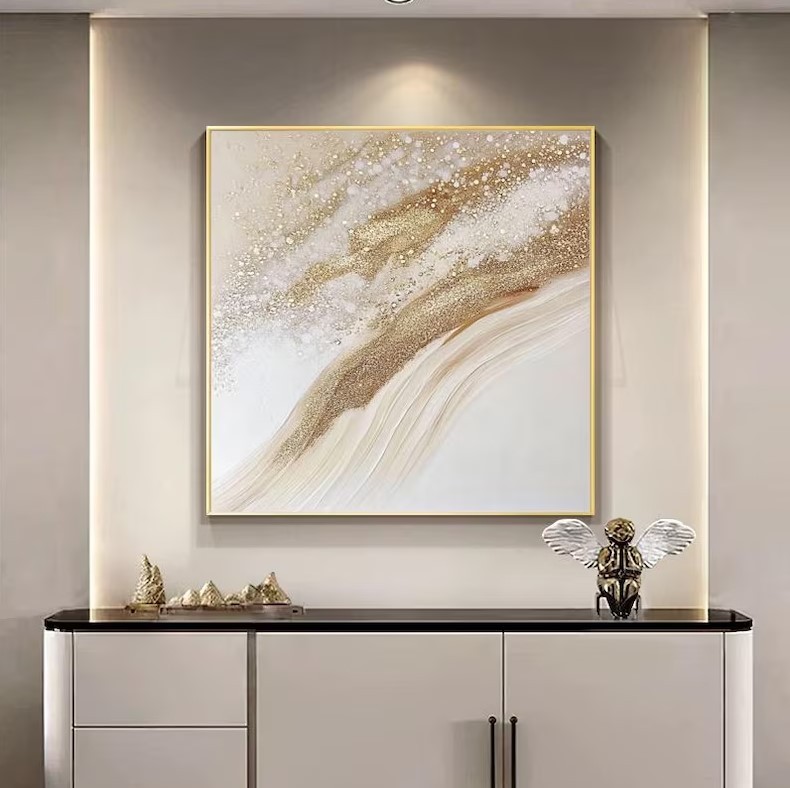 Gold Textured Painting #ABSY458