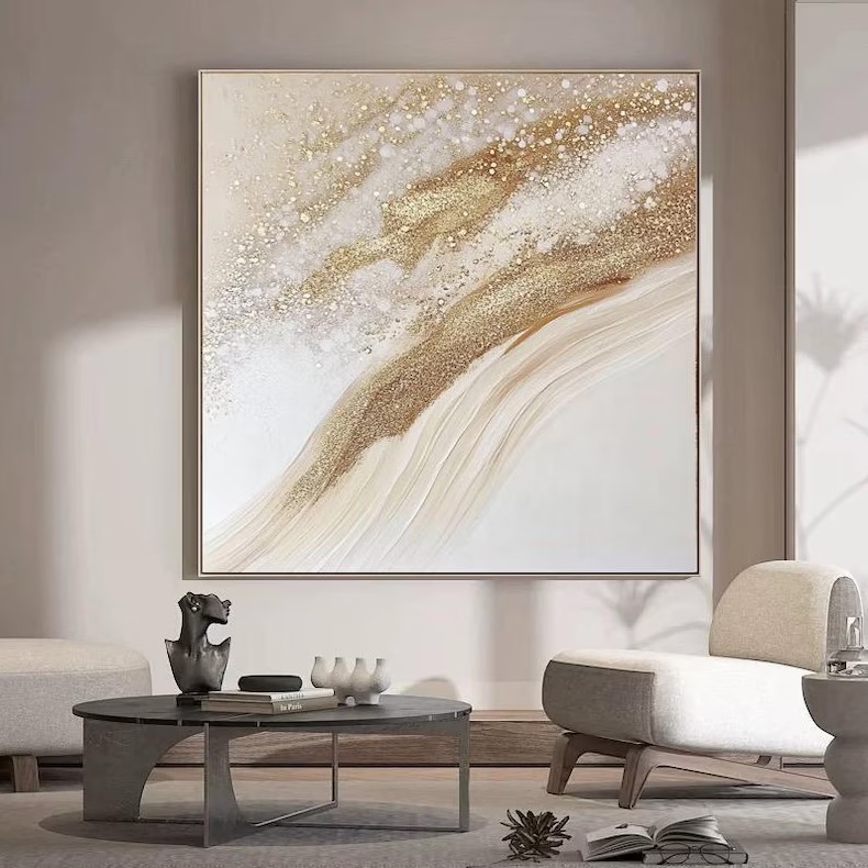 Gold Textured Painting #ABSY458