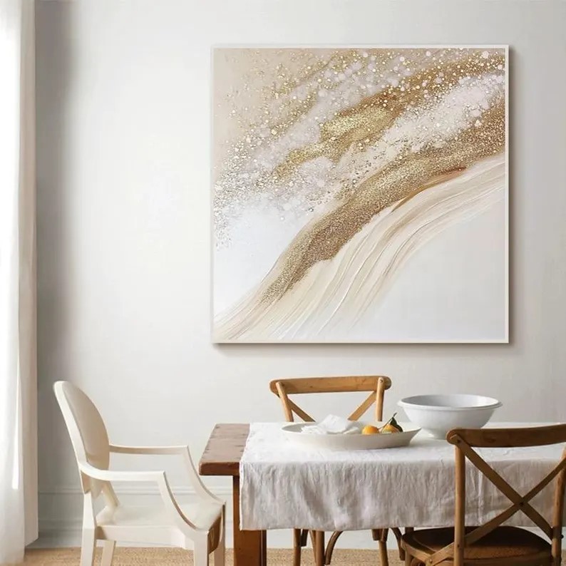 Gold Textured Painting #ABSY458