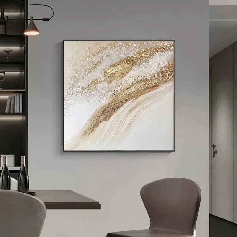 Gold Textured Painting #ABSY458