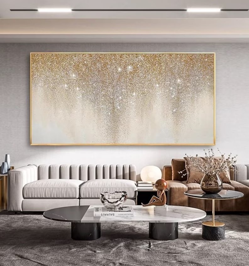 Gold Glitter Painting #ABSY463