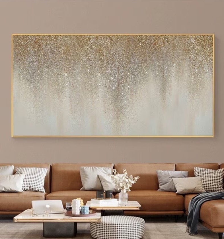 Gold Glitter Painting #ABSY463