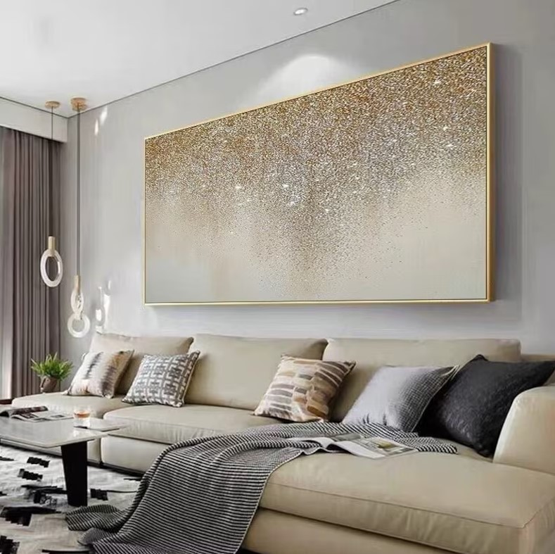 Gold Glitter Painting #ABSY463