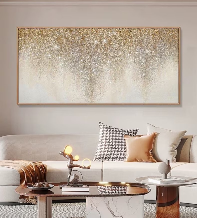 Gold Glitter Painting #ABSY463