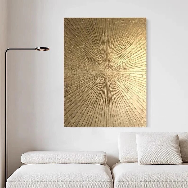 Gold Leaf Wall Art #ABSY466