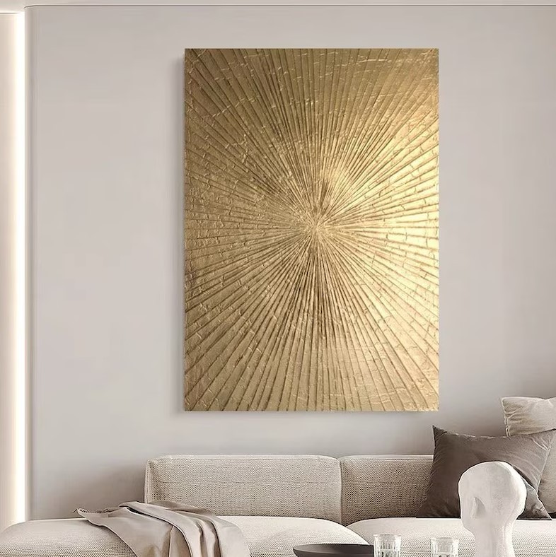 Gold Leaf Wall Art #ABSY466