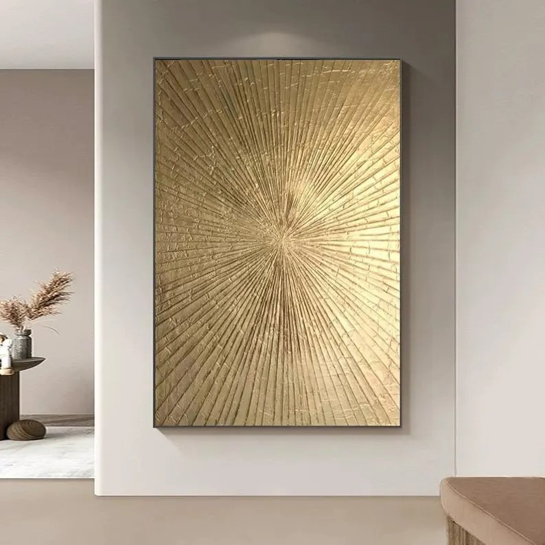 Gold Leaf Wall Art #ABSY466