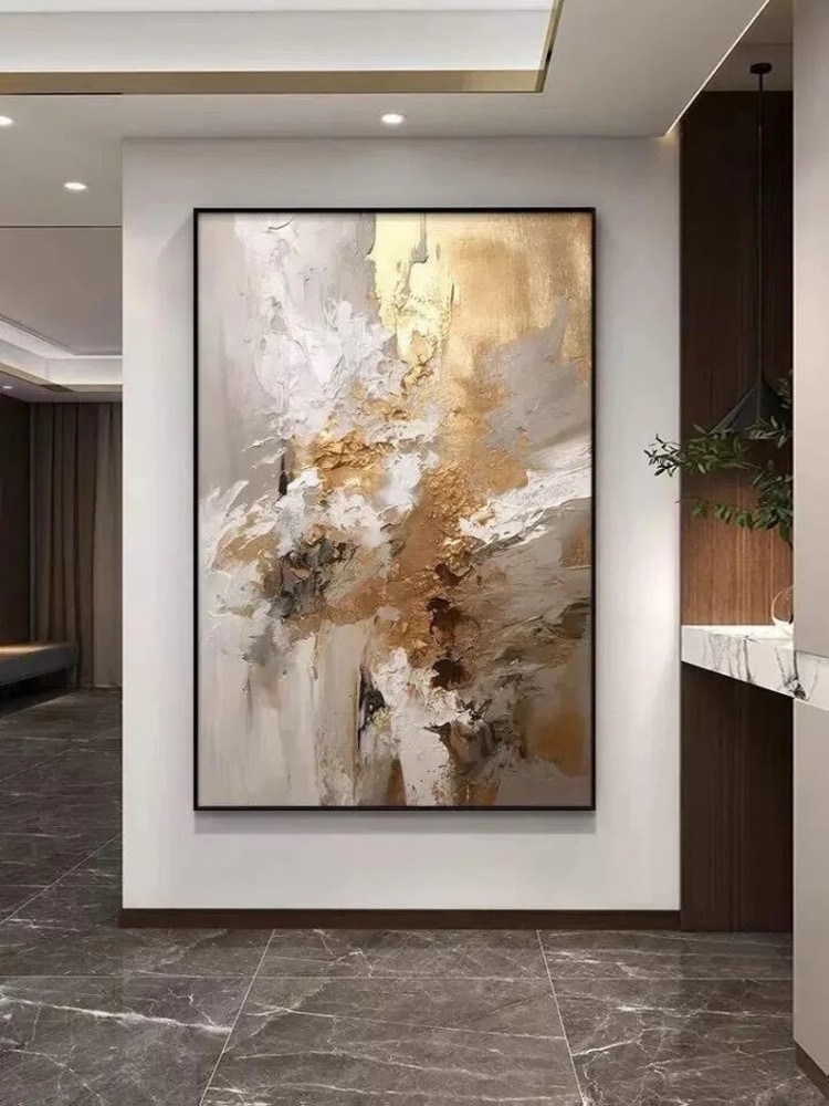 Gold Abstract Painting #ABSY467
