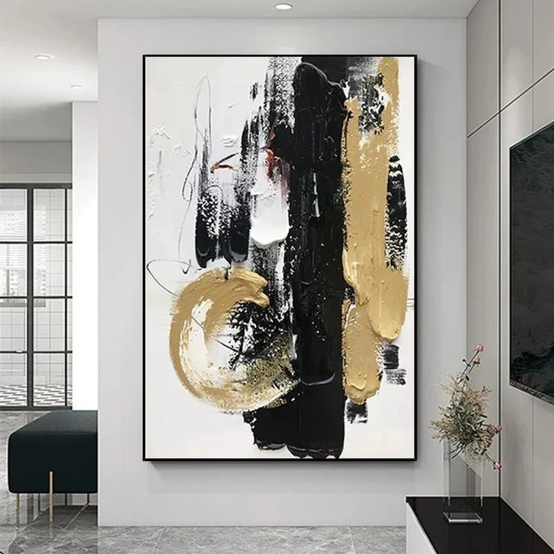 Gold Canvas Wall Art #ABSY468