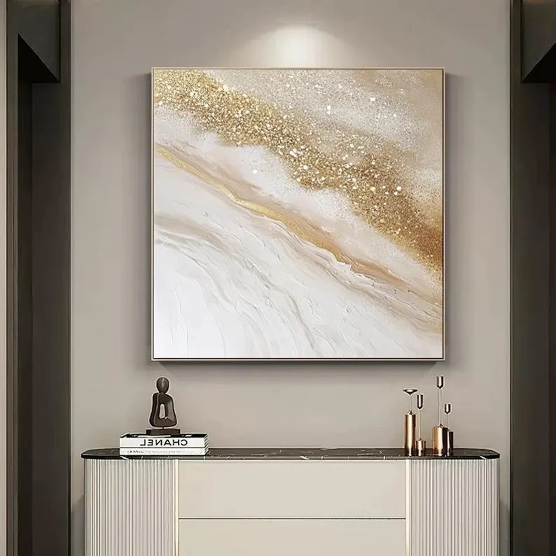 Gold Abstract Painting #ABSY475