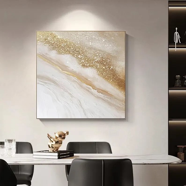 Gold Abstract Painting #ABSY475