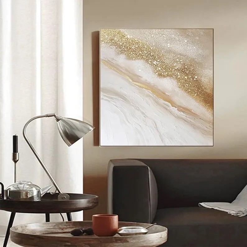 Gold Abstract Painting #ABSY475