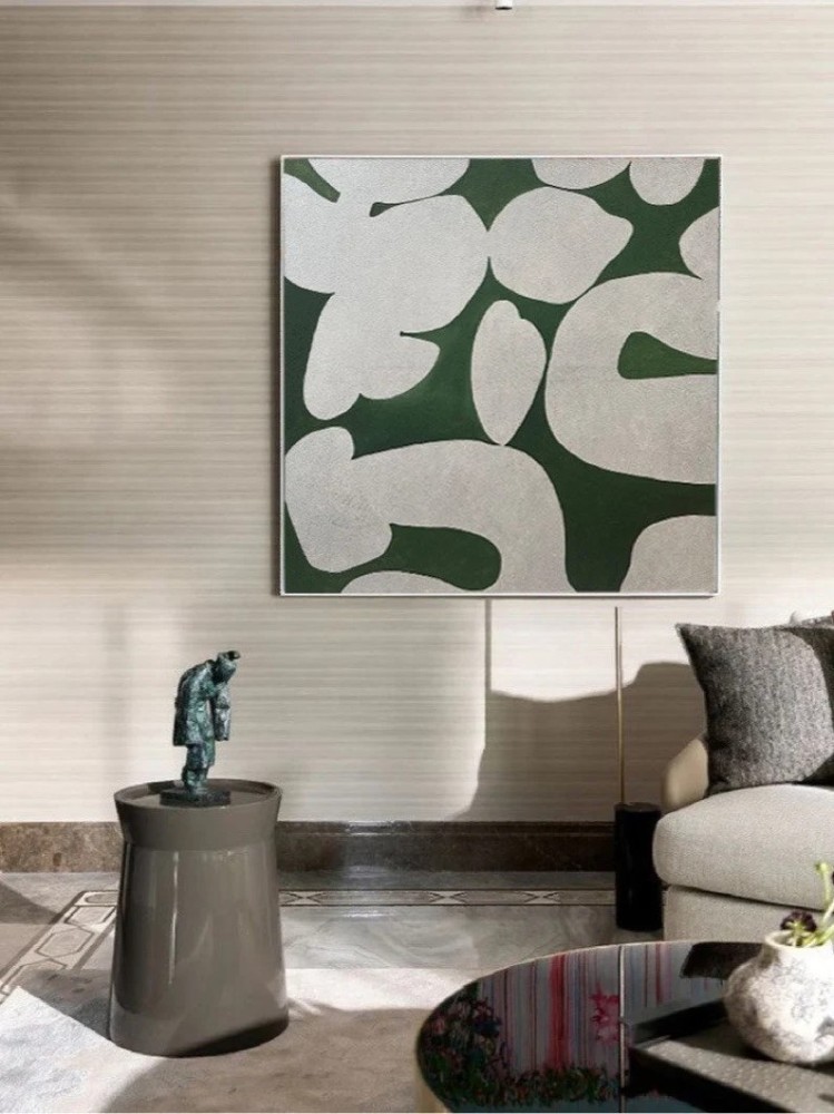 Green Abstract Painting #ABSY483