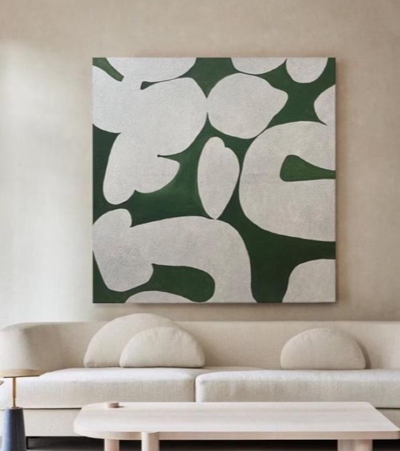 Green Abstract Painting #ABSY483