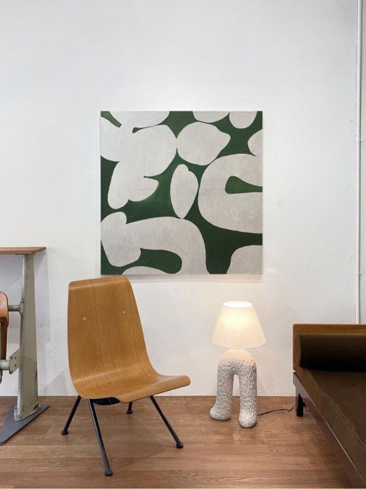 Green Abstract Painting #ABSY483