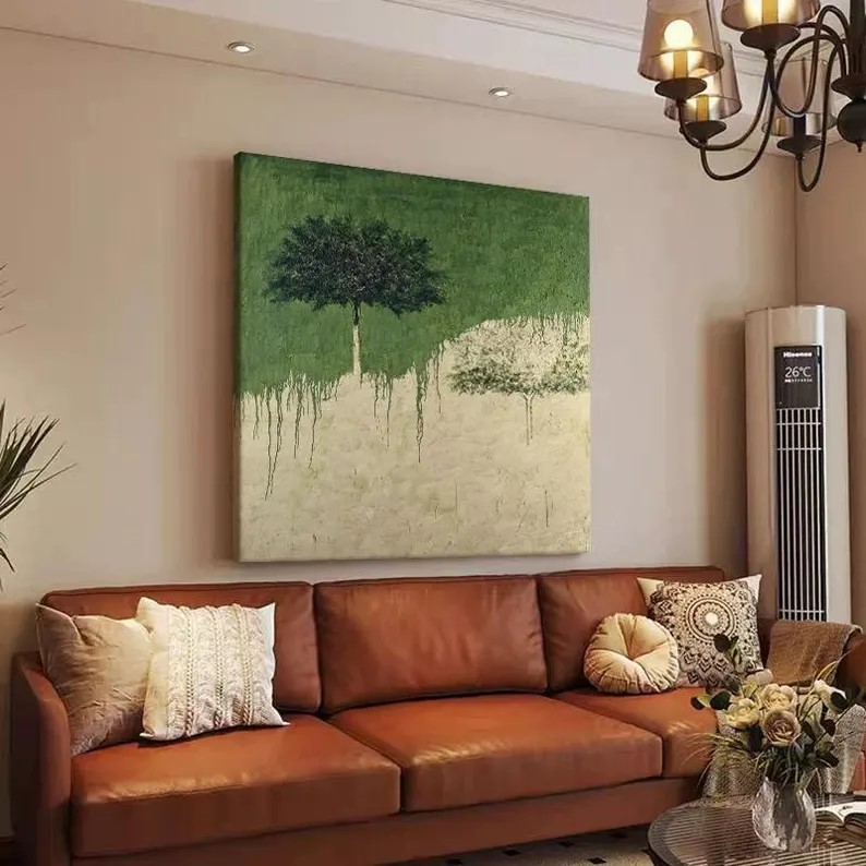 Abstract Tree Oil Painting #ABSY491