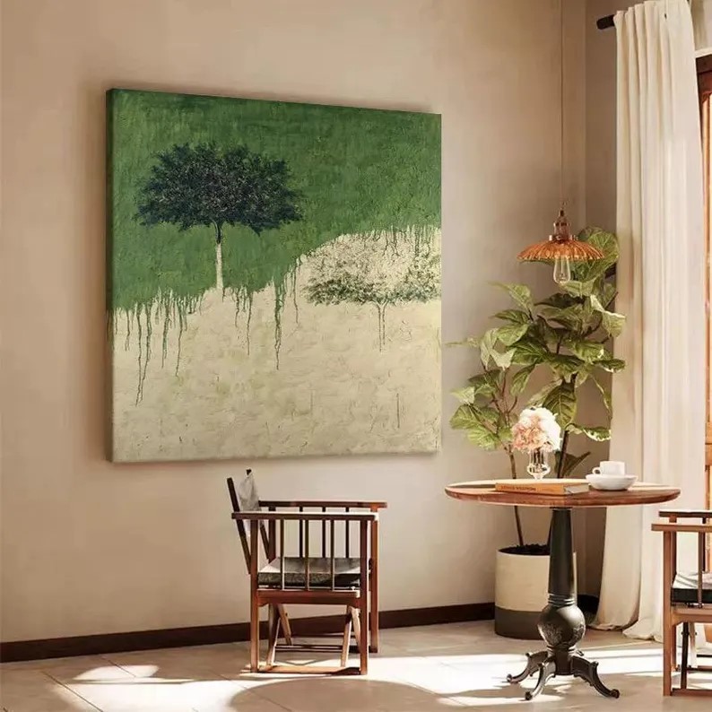 Abstract Tree Oil Painting #ABSY491