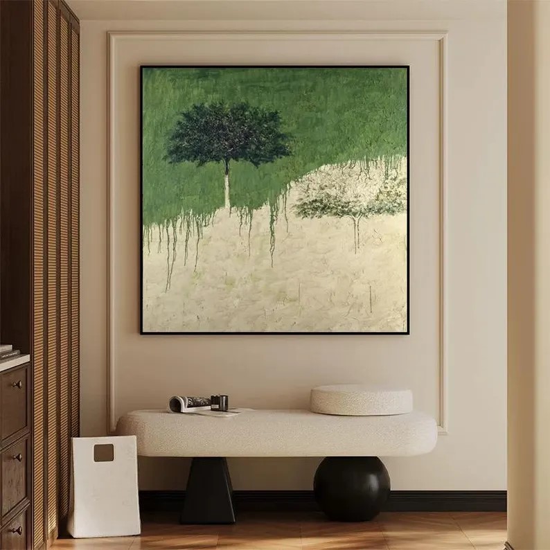 Abstract Tree Oil Painting #ABSY491