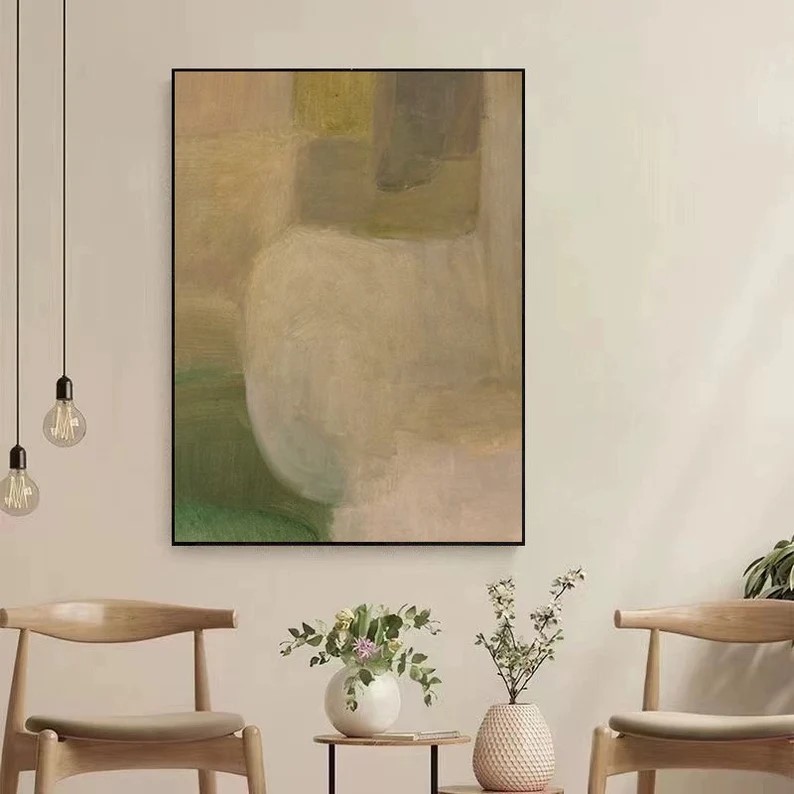 Green Textured Painting #ABSY492