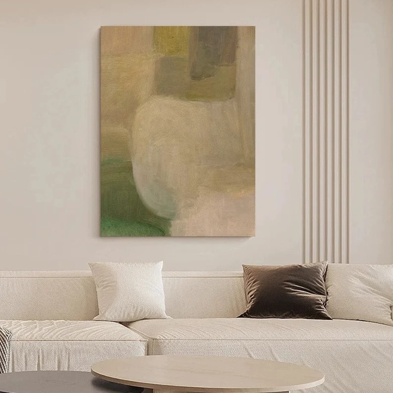 Green Textured Painting #ABSY492