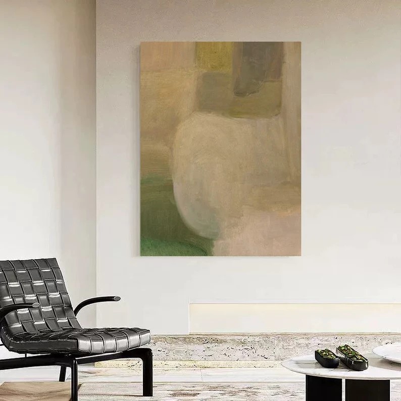 Green Textured Painting #ABSY492