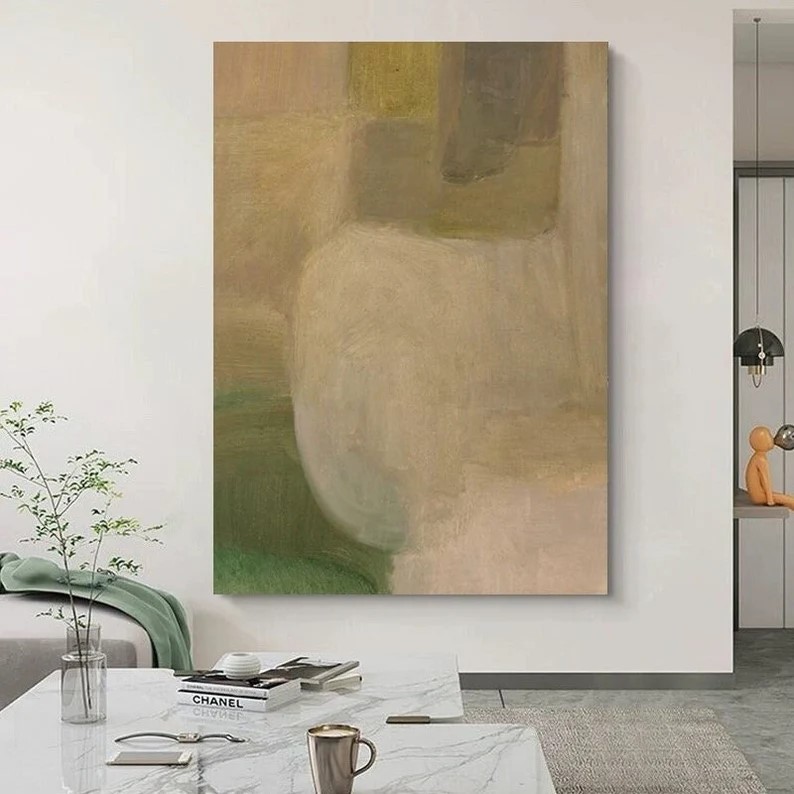 Green Textured Painting #ABSY492