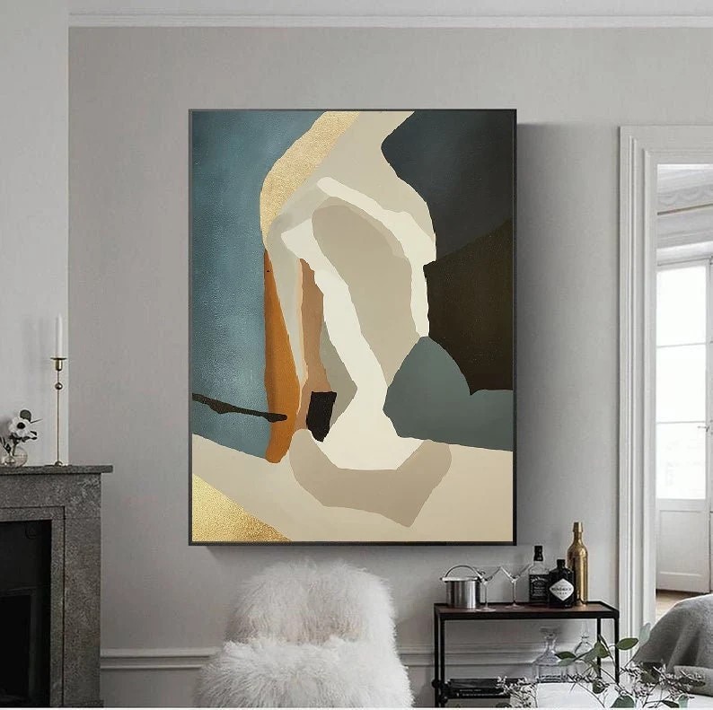 Green Abstract Painting #ABSY495