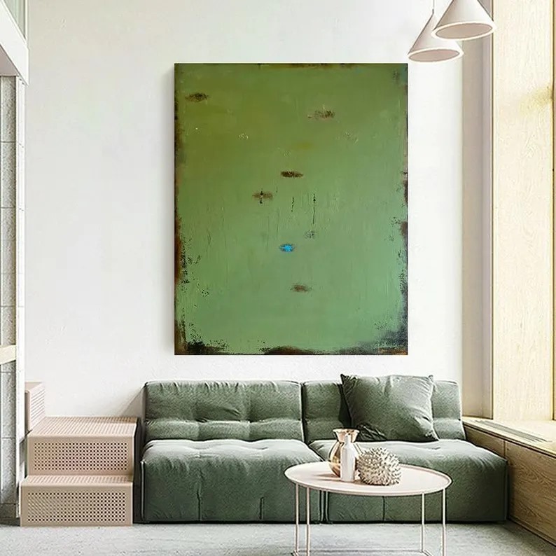 Green Abstract Painting #ABSY496