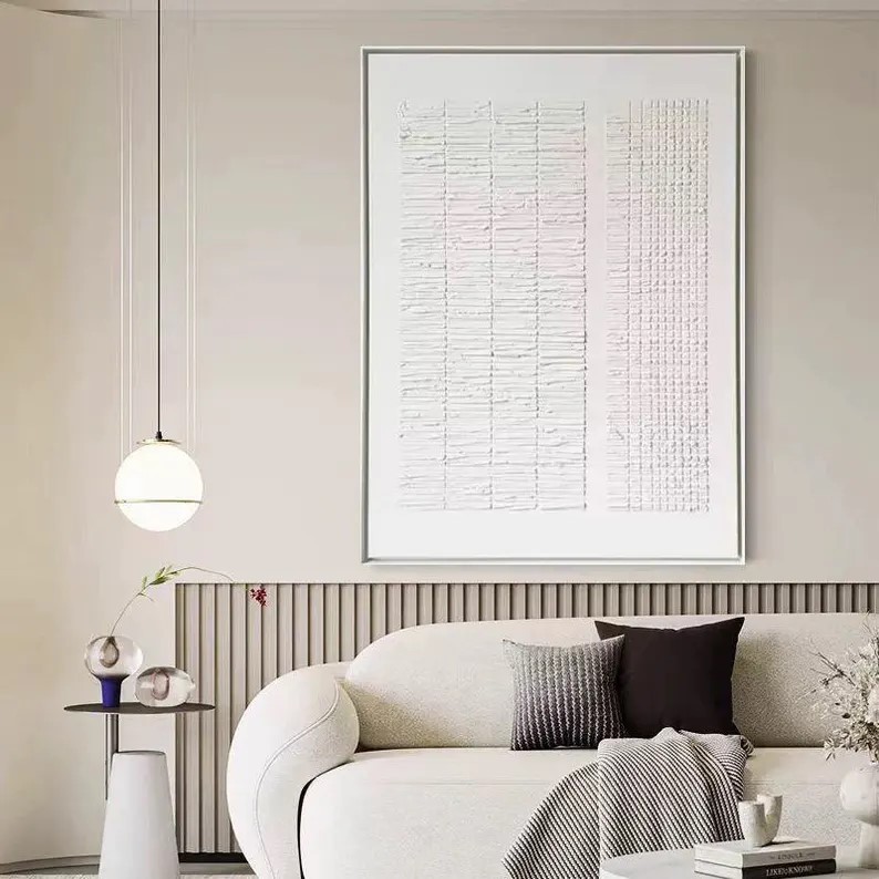 White Texture Painting #ABSY503