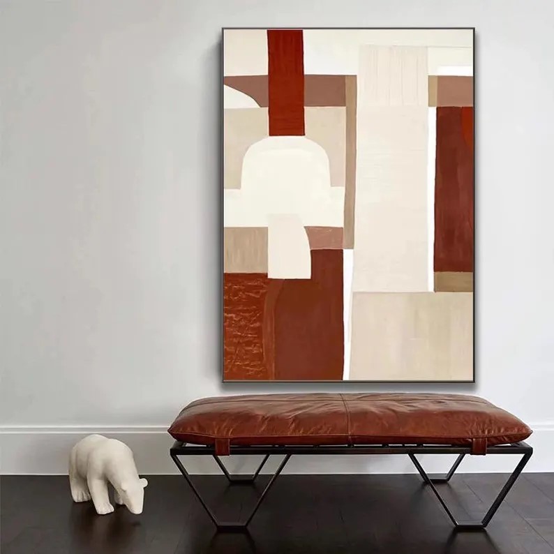 Red Wabi-Sabi Wall Art #ABSY513