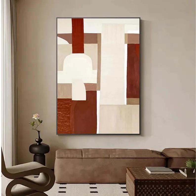 Red Wabi-Sabi Wall Art #ABSY513