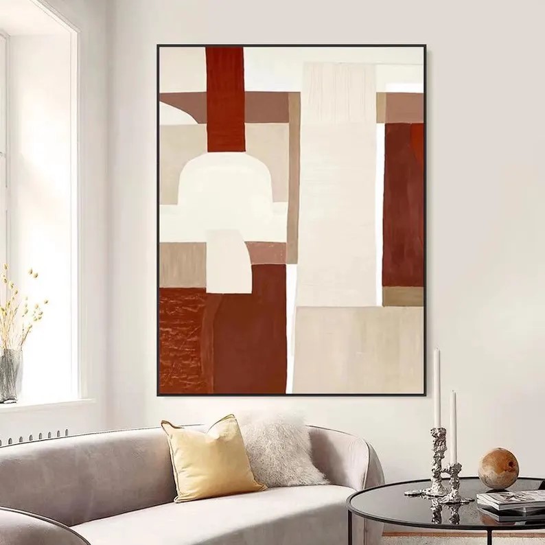 Red Wabi-Sabi Wall Art #ABSY513