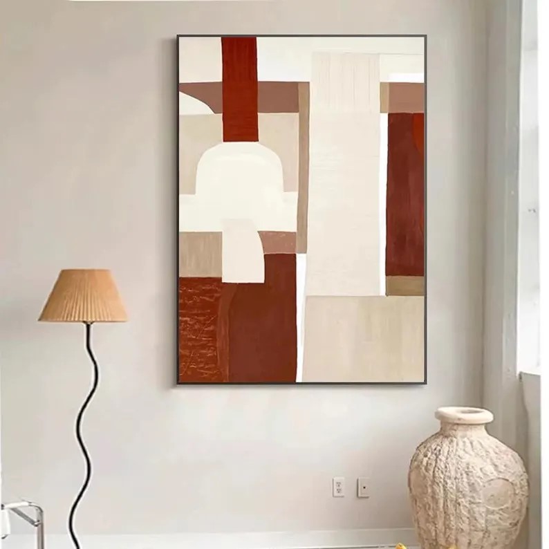 Red Wabi-Sabi Wall Art #ABSY513