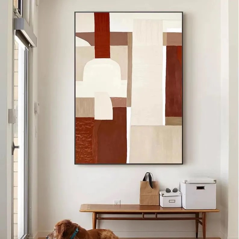 Red Wabi-Sabi Wall Art #ABSY513