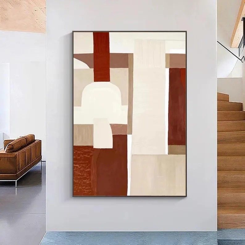Red Wabi-Sabi Wall Art #ABSY513
