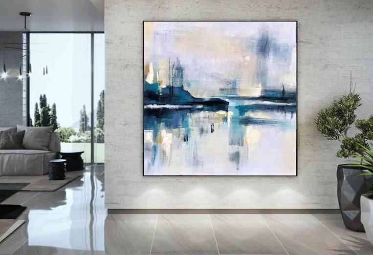 Navy Blue Painting #ABSH44