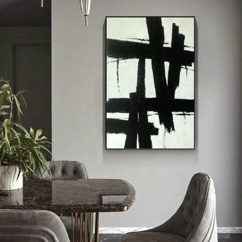 Black and White Painting #ABSH147