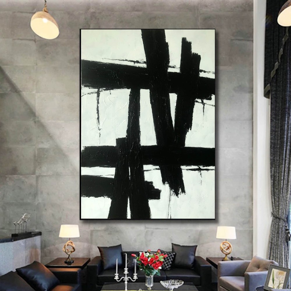 Black and White Painting #ABSH147