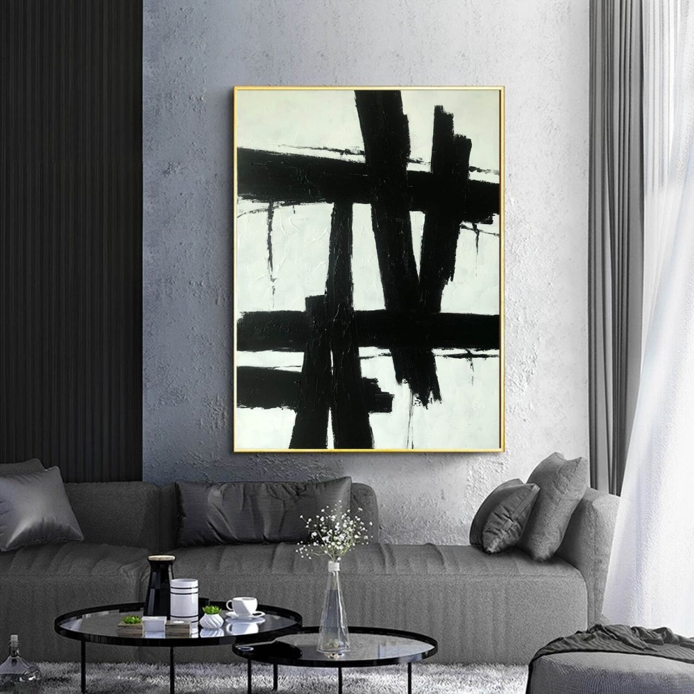 Black and White Painting #ABSH147
