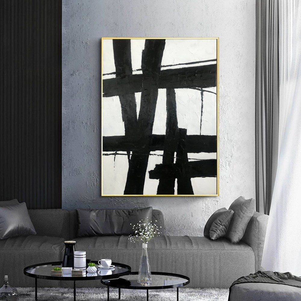 Black and White Painting #ABSH148