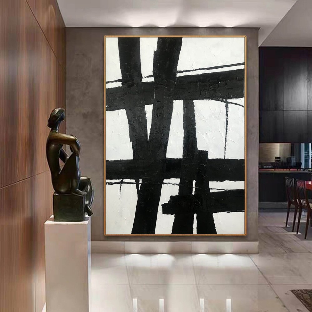 Black and White Painting #ABSH148