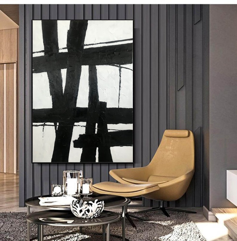 Black and White Painting #ABSH148
