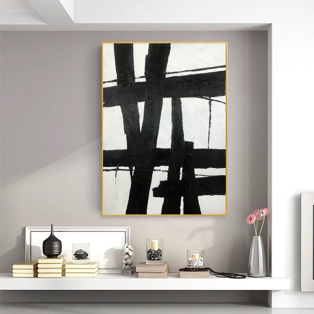 Black and White Painting #ABSH148