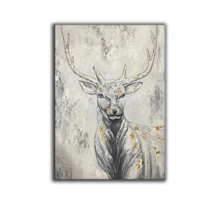 Abstract Deer Painting #ABSH378